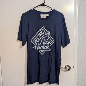Navy Blue Graphic T-Shirt